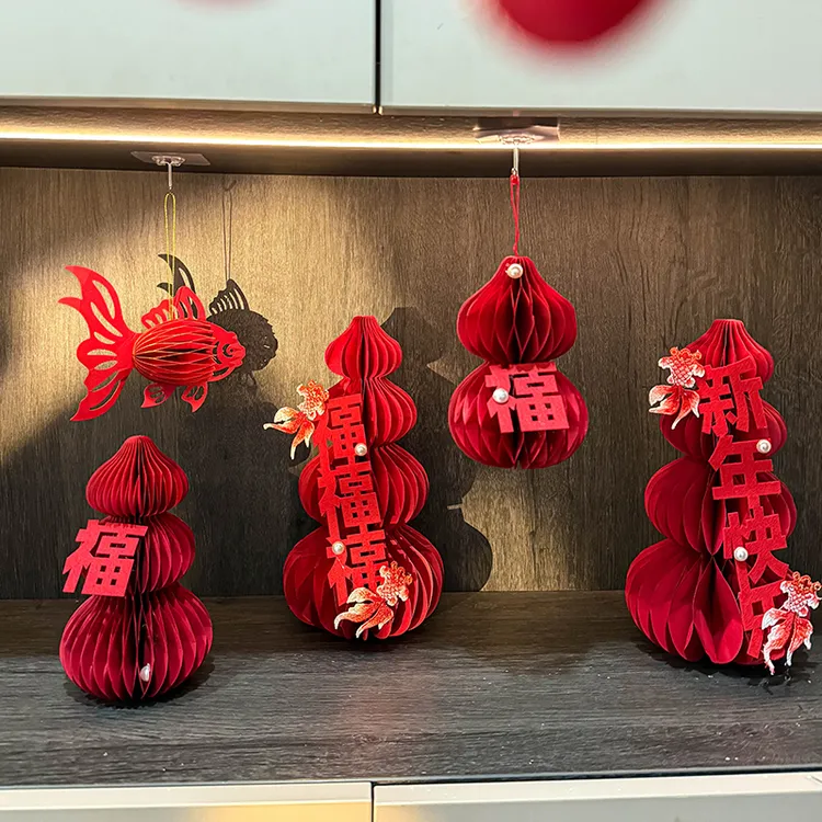 马年新年装饰2026创意葫芦家用玄关客厅场景布置摆件新居仪式用品