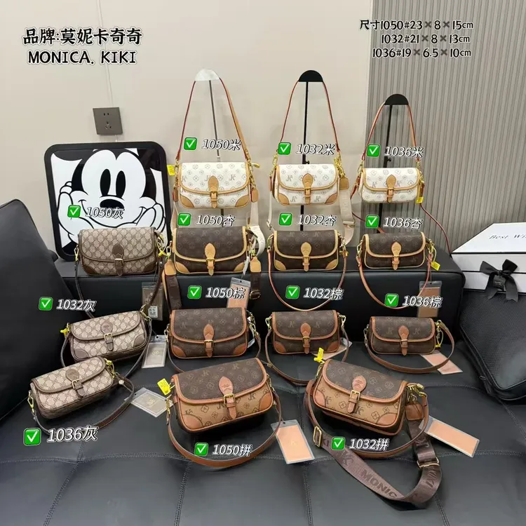 新款小众品牌单肩斜挎法棍包