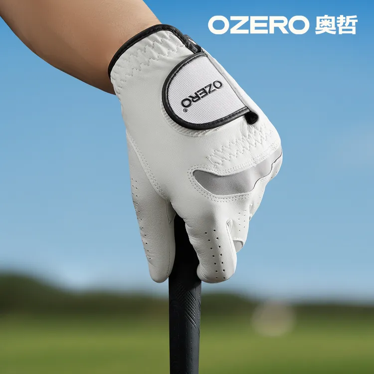 OZERO/奥哲高尔夫手套单只男士纯绵羊皮防滑耐磨专业运动左右手
