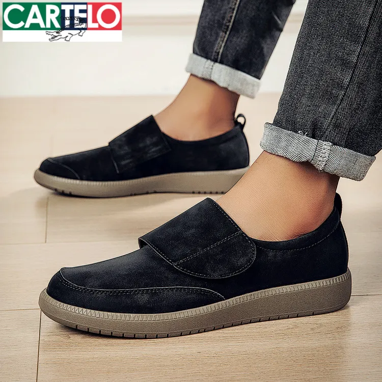 卡帝乐鳄鱼乐福鞋子男士增高防滑休闲男鞋2025秋冬新款潮流豆豆鞋