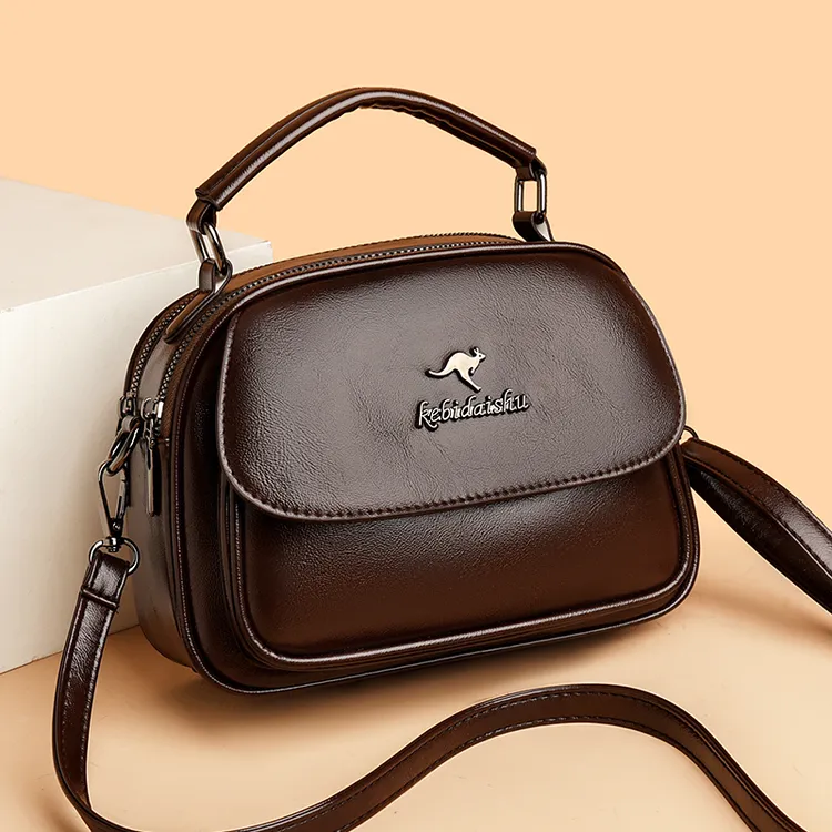 品牌气质女士包大容量软皮小圆包斜挎单肩包斜挎包女士斜挎包6690