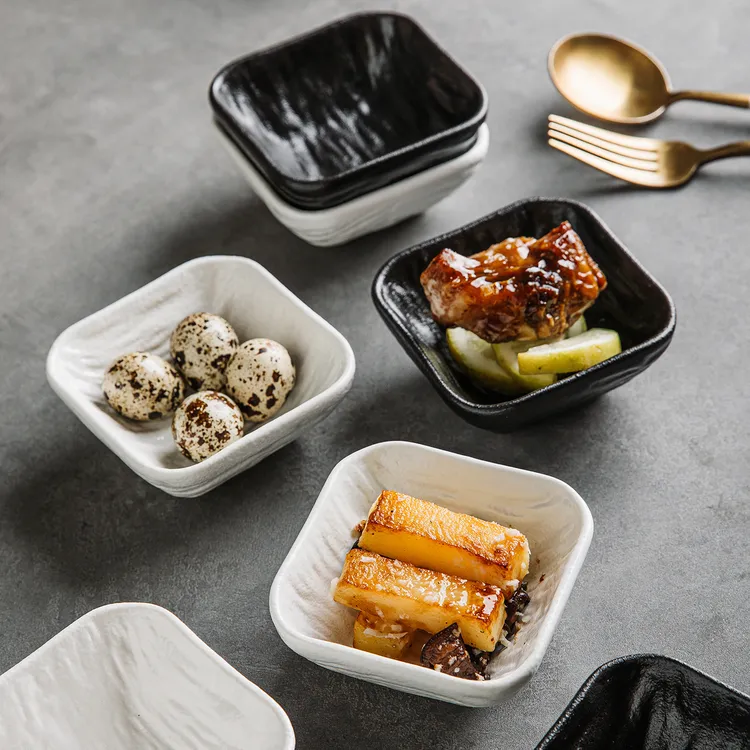 陶瓷酱料碟家用小碟子烤肉味碟调料碟醋碟酱油碟火锅寿司碟蘸料碗