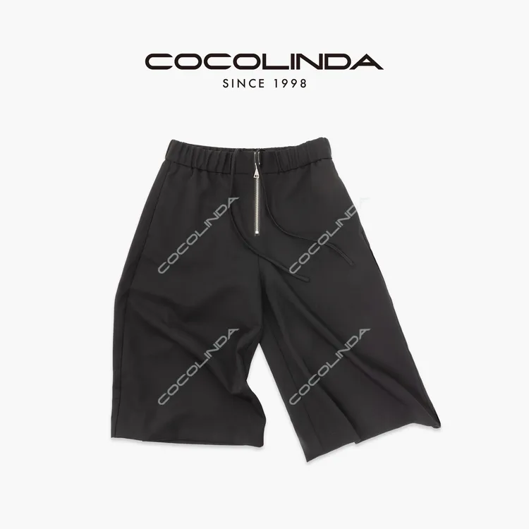 COCOLINDA | 户外休闲松弛拉链秋冬款五分休闲裤P1603-1