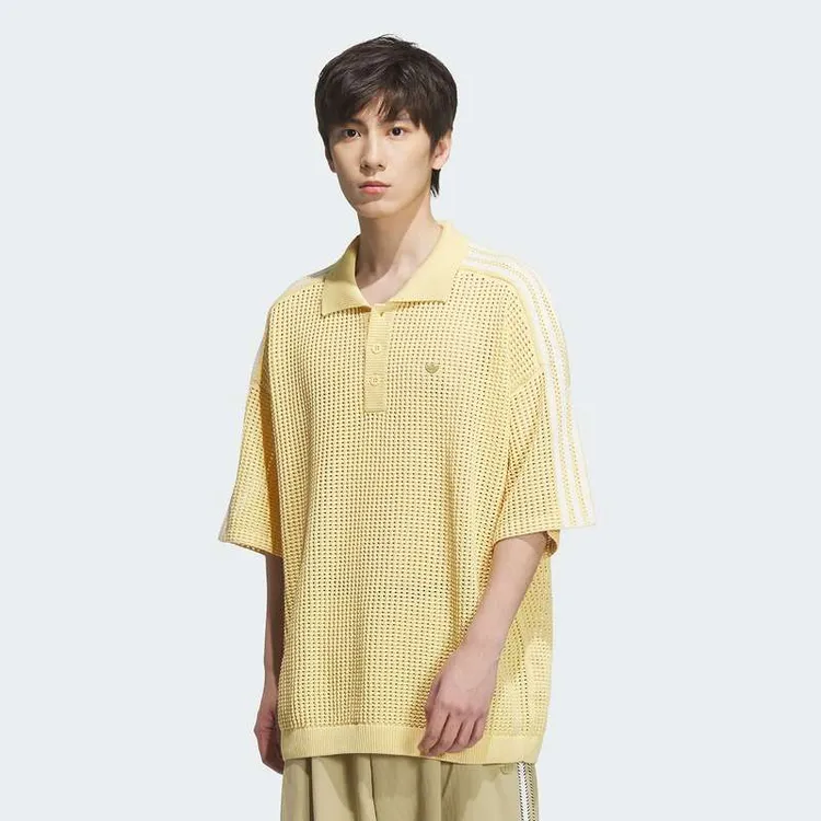 阿迪达斯 （adidas）男子休闲运动宽松短袖POLO衫KE5814