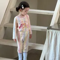 2025款男童女童家居服秋冬套装GLK2501