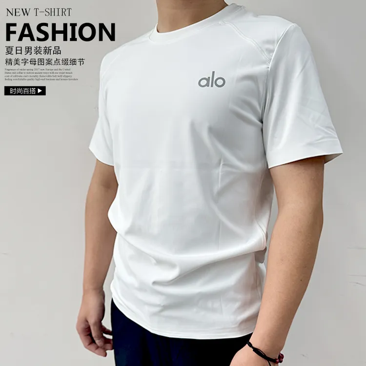 男士短袖户外运动薄款弹力透气速干健身时尚休闲舒适百搭夏季跑步