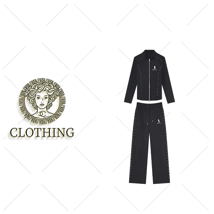 【CLOTHING/原创设计】B57101新款洋气百搭休闲套装