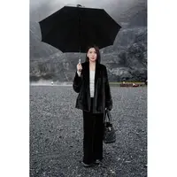 「北极光」进口宝嘉美青果领显瘦水貂皮草慵懒风时尚百搭女款外套