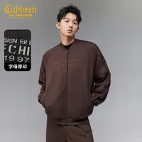 【侧边织带】卡宾美式复古外套男装2025秋季新款棒球服运动风外套