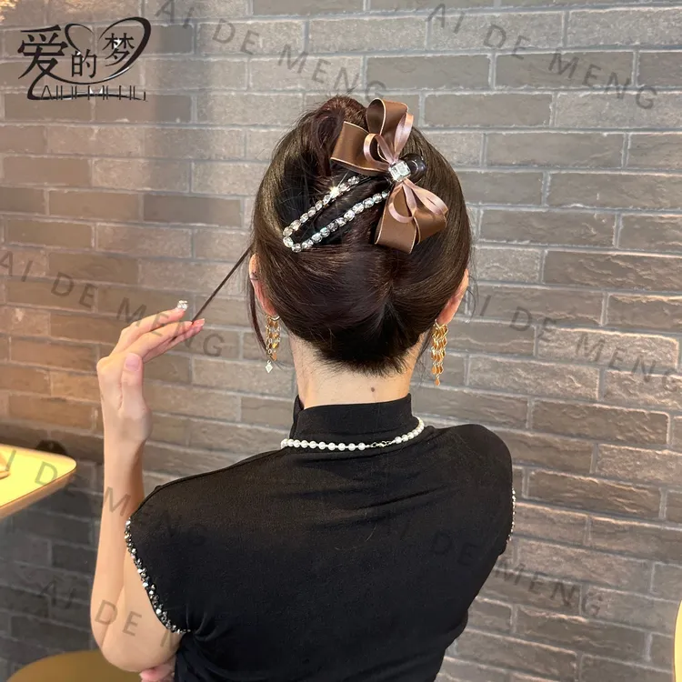 千金风鸭嘴夹抓夹少女风女发夹发卡发饰顶夹ins