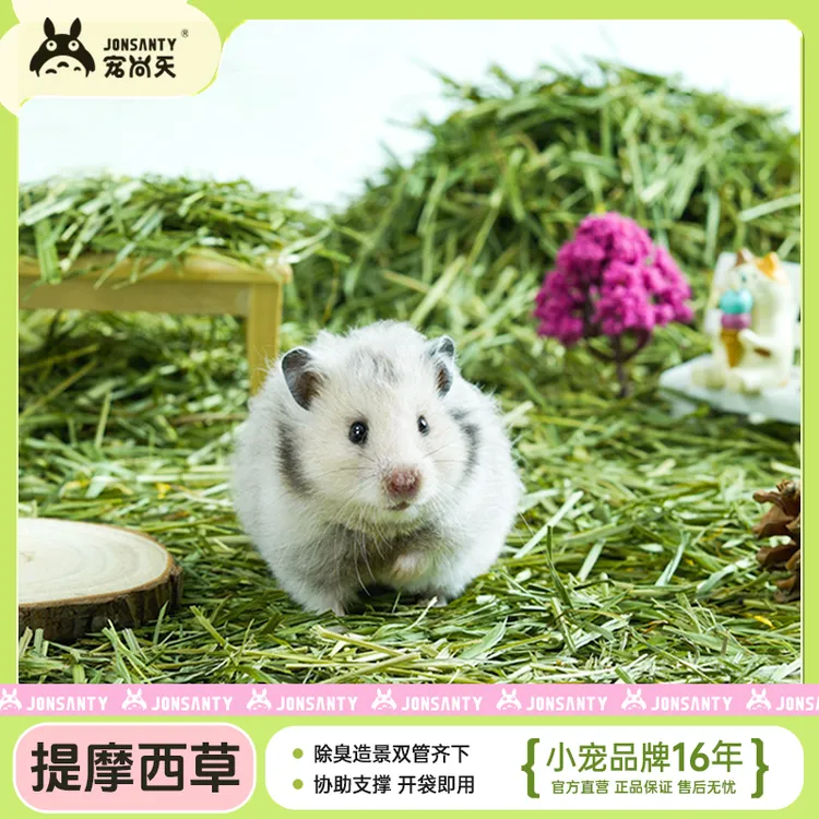 宠尚天小仓鼠提摩西草段金丝熊笼子除臭低尘造景用品四季专用垫料