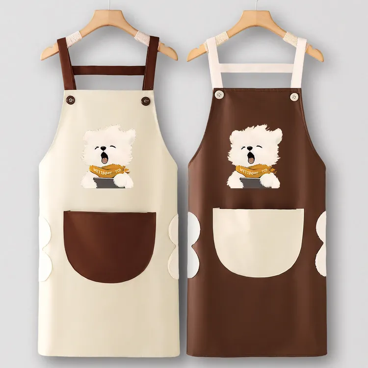 摆摊围裙厨房家用男款2025新款工作服女餐饮上班专用防水防油定制