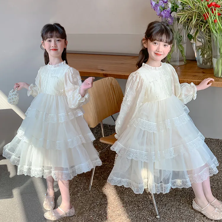 女童连衣裙夏款2025夏款儿童洋气韩版休闲裙子中大童公主裙女孩潮