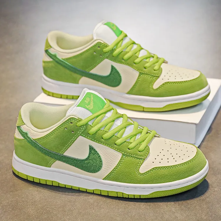 莆田aj男鞋dunk青苹果莆由低帮板鞋aj1黑白熊猫情侣休闲运动鞋子