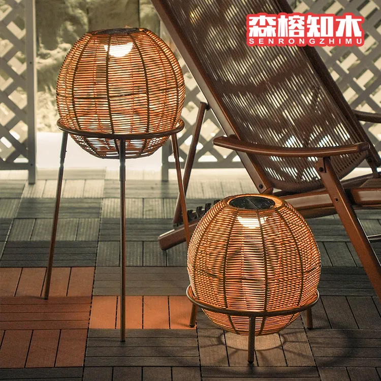 户外景观庭院灯太阳能灯露营灯户外防水氛围灯别墅阳台花园草坪灯