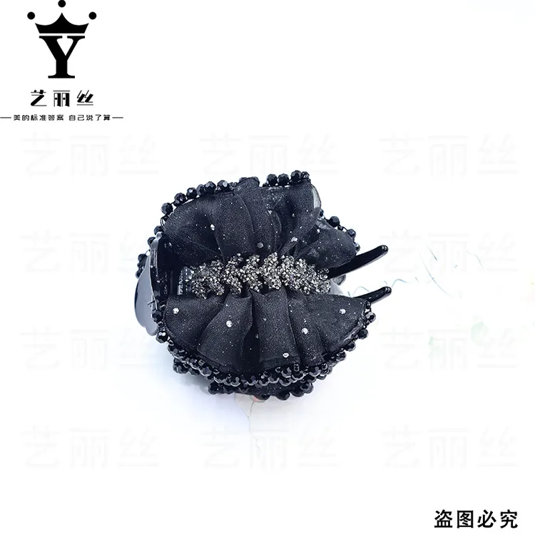 赫本夹 [现货] 东方之珠 [嘉禾] 轻奢精致麦穗丸子夹8cmYL1042