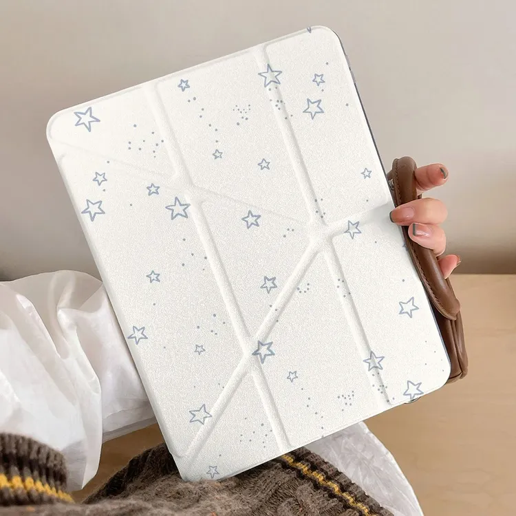 妙品泼墨星星适用苹果iPadA16 2025平板保护套iPad11笔槽iPad10壳