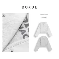 BOXUE“欢歌”2025春季新款高级感拼接 外套#250211W156