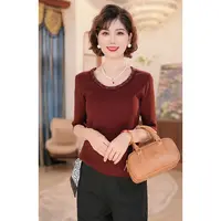 【秋】年轻妈妈秋时尚洋气套装2025新款洋气中老年上衣服两件套