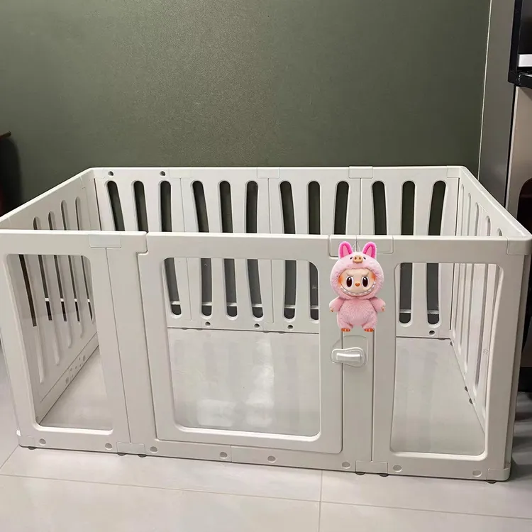 狗狗围栏亚克力透明狗窝栅栏室内隔离约克夏小型犬狗笼子家用栅栏