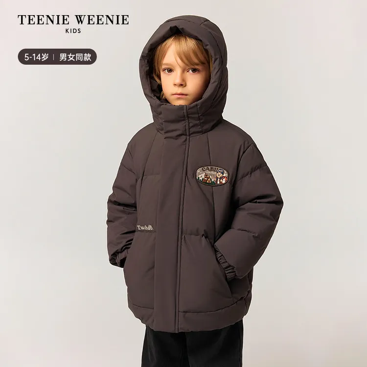 TeenieWeenie Kids小熊童装25年冬三防鹅绒羽绒面包服TKJD258974I