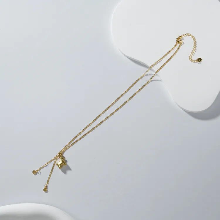 链子足银 【云上叙】足银项链-V97001-M（甄选）