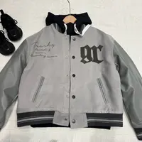 22701高端童装潮牌青少年梭织棒球服外套W3