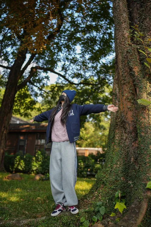 失物招领潮牌女装 2025冬季新款保暖外套休闲百搭加厚棒球服1075