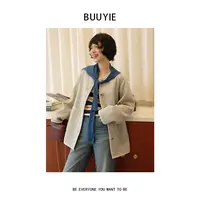 BUUYIE 25SS【霜罗】圆领气质高级感宽松显瘦外套 250940