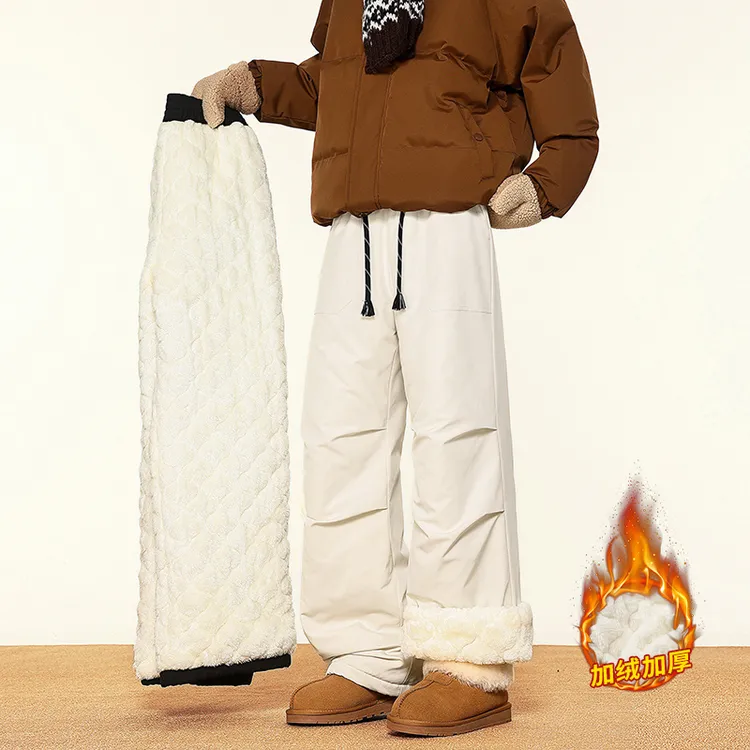 东北零下40度防寒裤子男加绒特厚冲锋棉裤防风防水户外抗寒滑雪裤