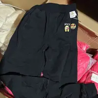 黑色表情小卫裤春秋款