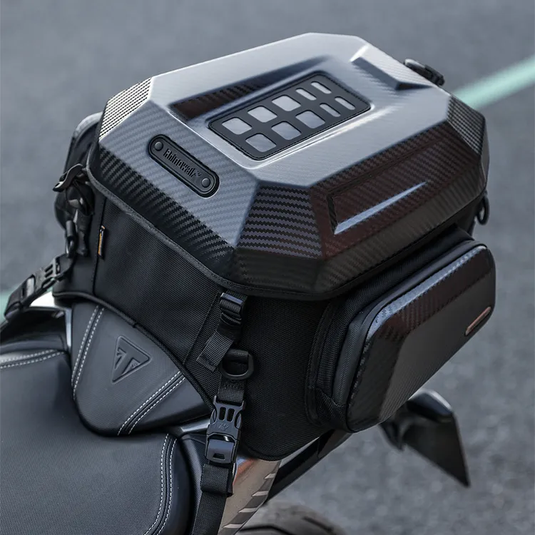 Rhinowalk犀牛摩托车包尾包头盔包尾箱后座包骑行包硬壳防水机车