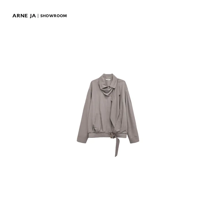 ARNE JA｜“哈灵顿”多形态可拆卸披肩解构感夹克外套D3S1043W