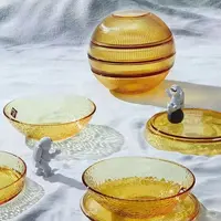 开启精致生活琥珀餐具五件套储物果盘