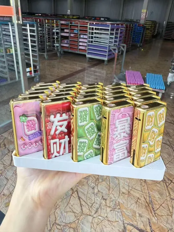 新款炫酷创意金属防风直冲蓝焰可定制广告充气耐用打火机