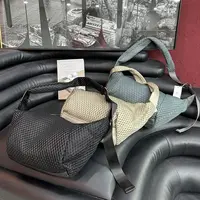 秋冬日系轻便运动大容量旅行布包男女同款牛角斜挎包-66859