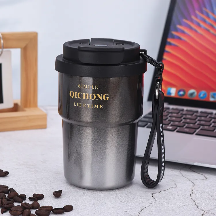 新款星光双饮不锈钢渐变保温杯316高颜值随行咖啡杯礼品杯子车载
