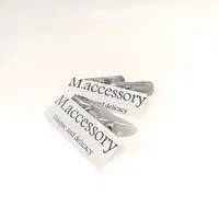 Mi33 金属蝴蝶结理石纹鸭嘴夹 Y41060K4-2 