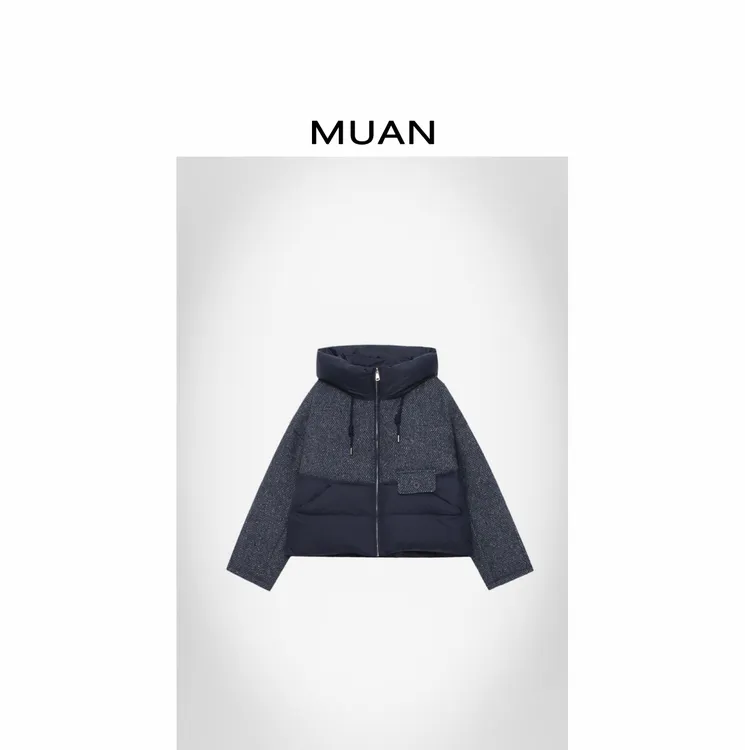 木岸MUAN：《可可西鹅绒服》定制90白鹅羽绒服高级外套D-YJ-25121