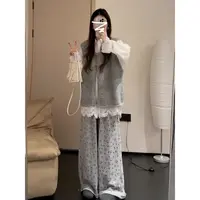 【运补找客服】韩系氛围感针织衫背心上衣叠穿坎肩无袖女针织马甲