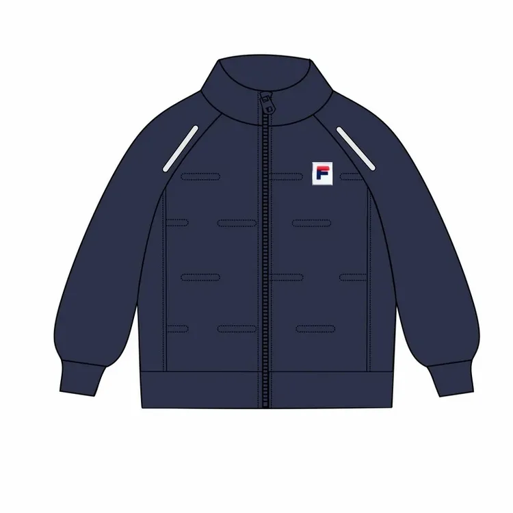 秋冬季新款男童女童长袖休闲洋气防风宽松拉链中大童棉服F标反季