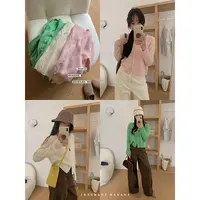 香香的蕉 100羊毛V领坑条开衫女秋冬气质显瘦百搭外套上衣