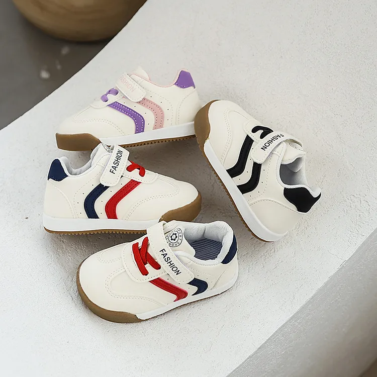 德训鞋男童鞋子运动鞋2025春秋儿童鞋皮面女宝宝鞋防滑软底休闲鞋