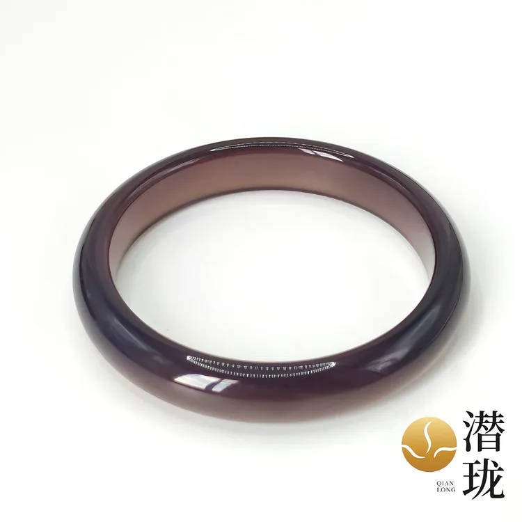 【潜珑】qj-199-025帝王紫高品质玛瑙手镯多样性拍一发一