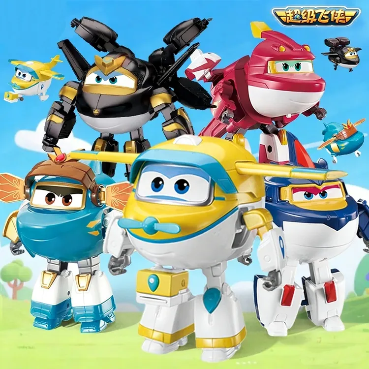 正品超级飞侠第19季黑金小子酷影昊昊小飒沙奇大力玩具变形机器人