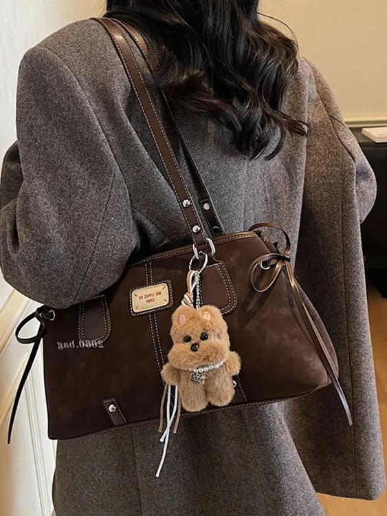 洋气时尚精致百搭上班通勤休闲简约新款2025秋冬女式单肩手提包包