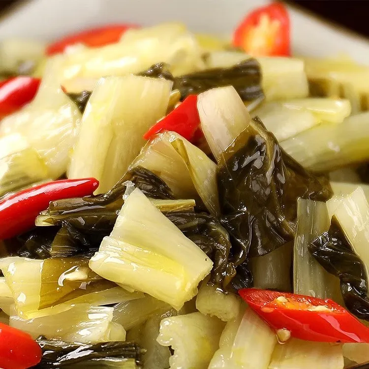 安徽手工泾县高杆白菜腌制酸白菜下饭菜咸菜雪菜腌制农家腌制特产