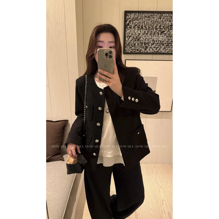 大婉酱微胖定制【曳影小香】高级小香短外套气质百搭显瘦上衣 0367D