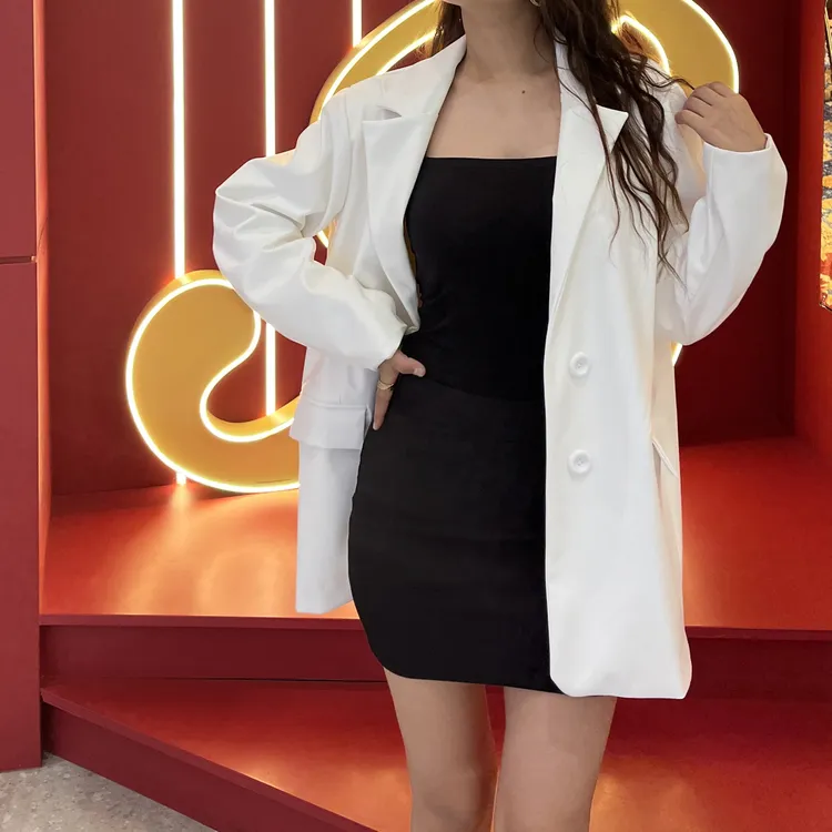 黑色西装外套女春秋2025新款韩系气质小个子休闲高级感炸街小西服