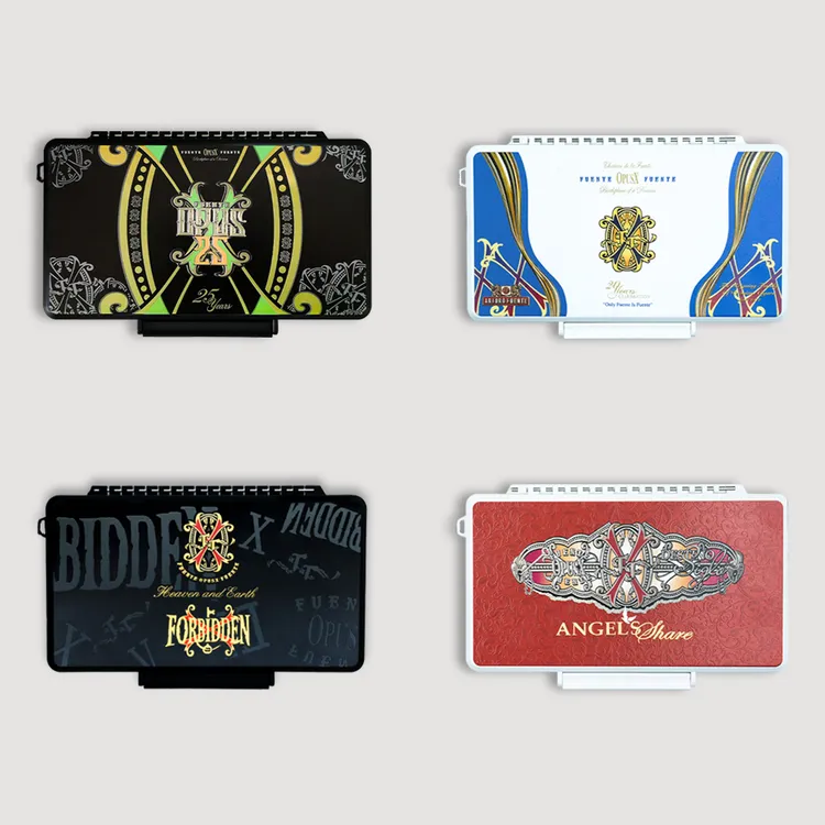 Ashaura灰韵雪茄盒便捷随身保湿盒超薄5支装耐摔密封防潮收纳烟盒